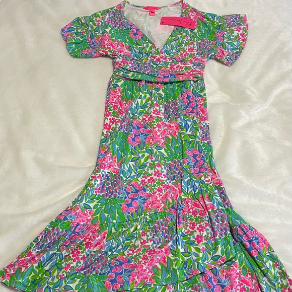Lilly Pulitzer Juliet Ruffle Midi Dress - Picture 2 of 11